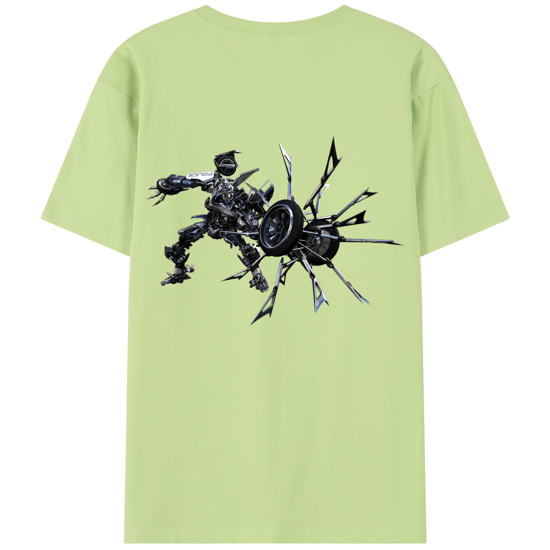 （画像用）  綿100％半袖Tシャツ（背面プリント）